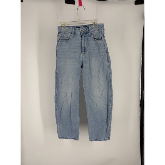 Hollister Denim - Hollister California Blue High Rise Barrel Jeans Light Wash Denim Size 23 / 00S